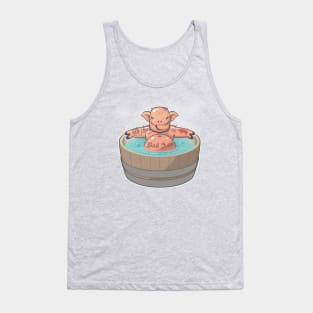 Tattooed Vector Bath Pig Tank Top